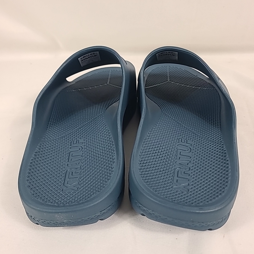 NEW Xtratuf Men's Apres Fish Slide Sandals Blue Sz 12M - Picture 4 of 7